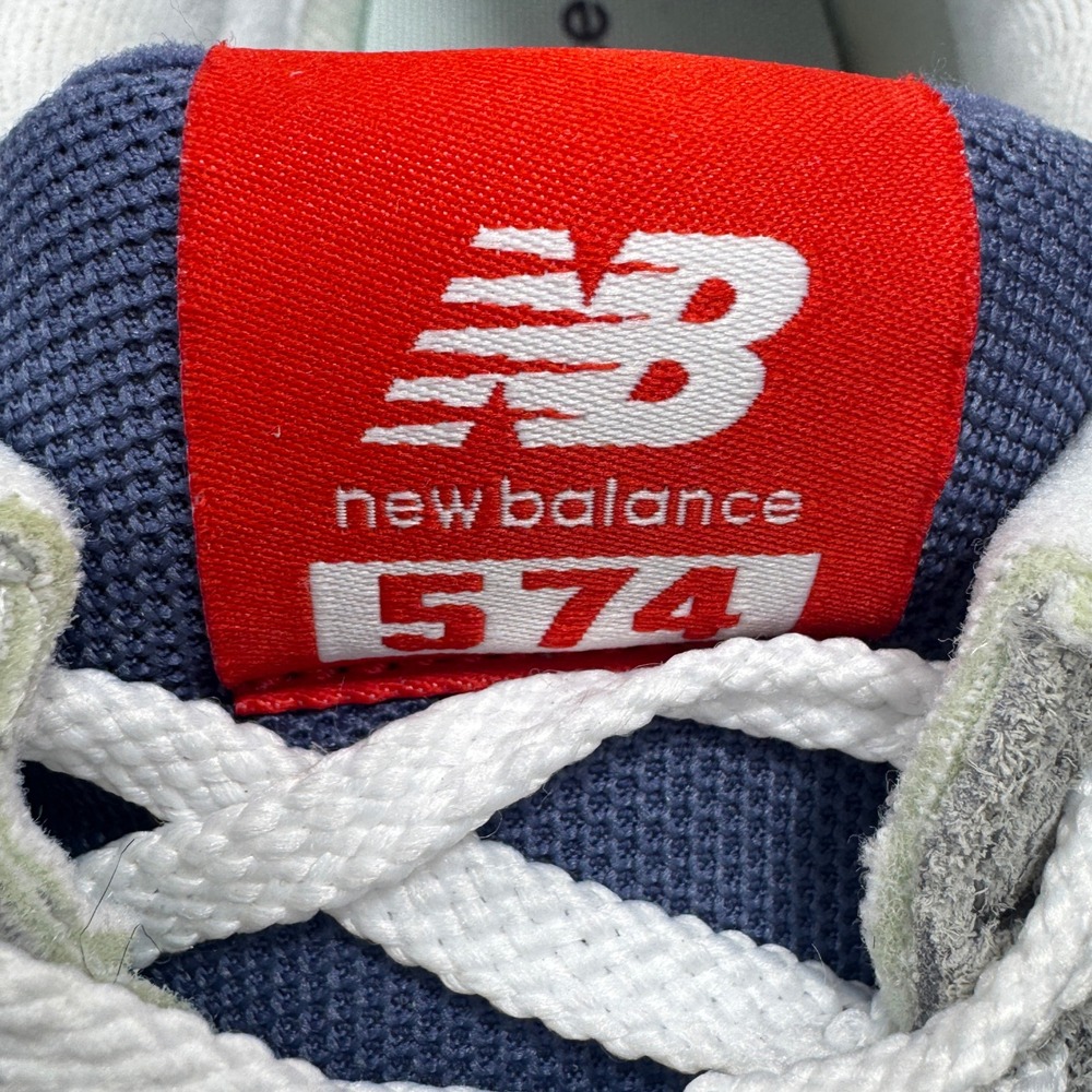 New Balance 574 Sneakers Mens Size 13 Shadow Grey Sea Salt Suede U574GWH - Picture 11 of 16